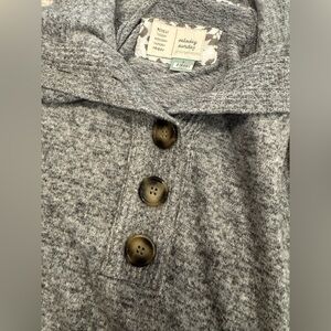 Saturday Sunday Anthropologie Gray Knit Sweater